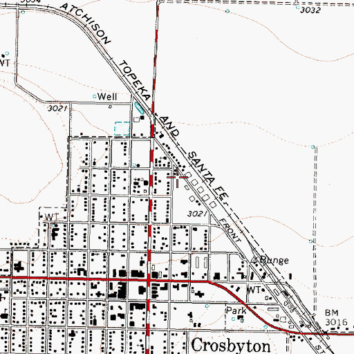 Topographic Map of Galilee Baptist Church, TX