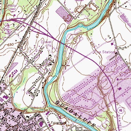 Topographic Map of The Church of Jesus Christ of Latter Day Saints, TX
