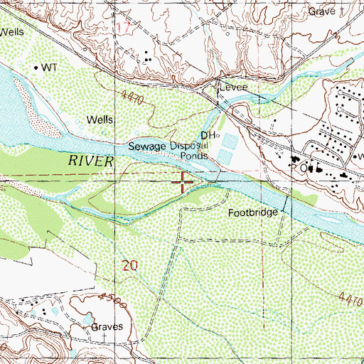 Topographic Map of McElmo Creek, UT