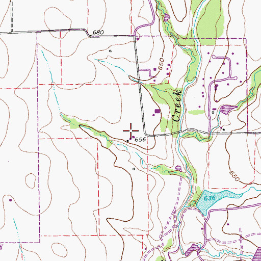Topographic Map of Christ Our King Community Church, TX
