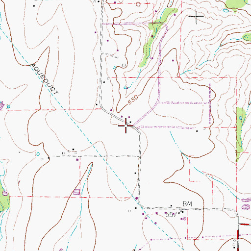 Topographic Map of Wylie Church of God, TX