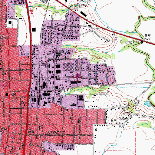 Topographic Map of Lively Hill Church of God in Christ, TX