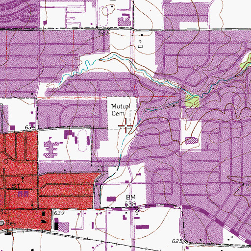 Topographic Map of Holy Nativity Episcopal Church, TX