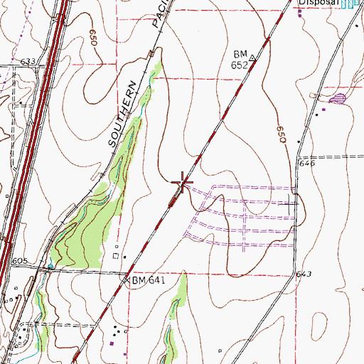 Topographic Map of Christ the Servant Lutheran Church, TX