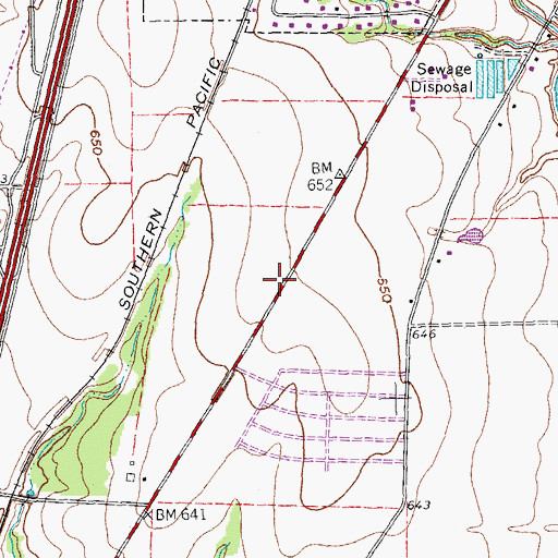 Topographic Map of First United Methodist Church of Allen, TX