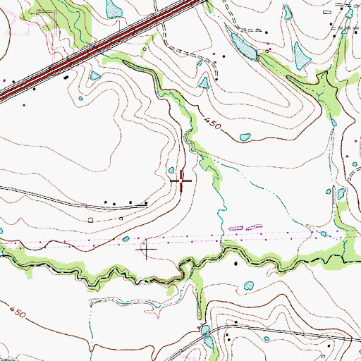 Topographic Map of Holy Trinity Episcopal Church, TX
