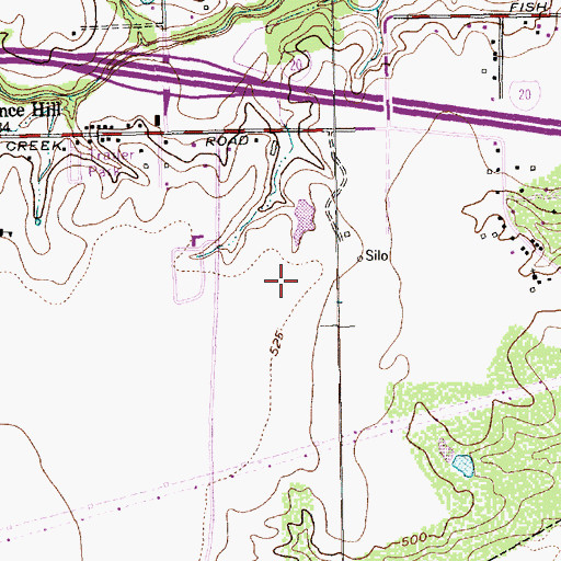 Topographic Map of Our Redeemer Lutheran Church, TX