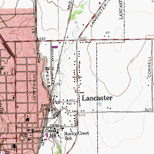 Topographic Map of Temple of Truth Church of God in Christ, TX