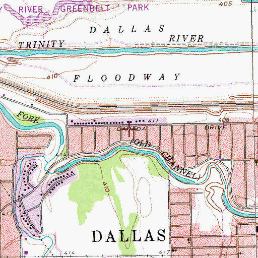 Topographic Map of Bibleway Church of God in Christ, TX