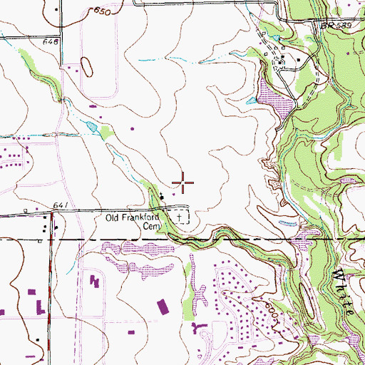 Topographic Map of Church of the Holy Communion, TX