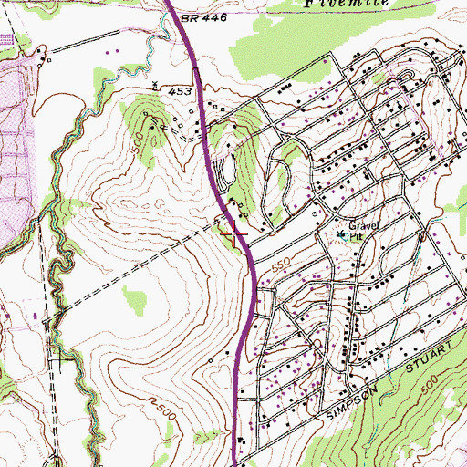 Topographic Map of True Christ Missionary Baptist Church, TX
