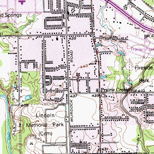 Topographic Map of True Vine Baptist South Mission Church, TX