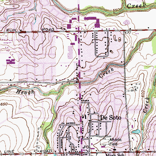 Topographic Map of Solomon Temple Missionary Baptist Church, TX