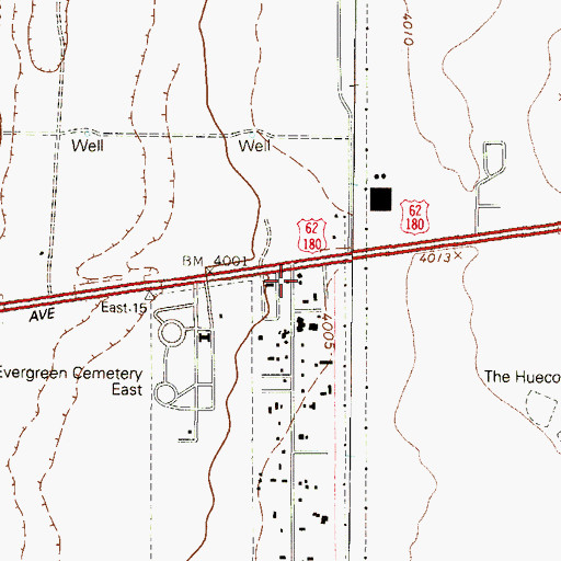 Topographic Map of United Pentecostal Church, TX