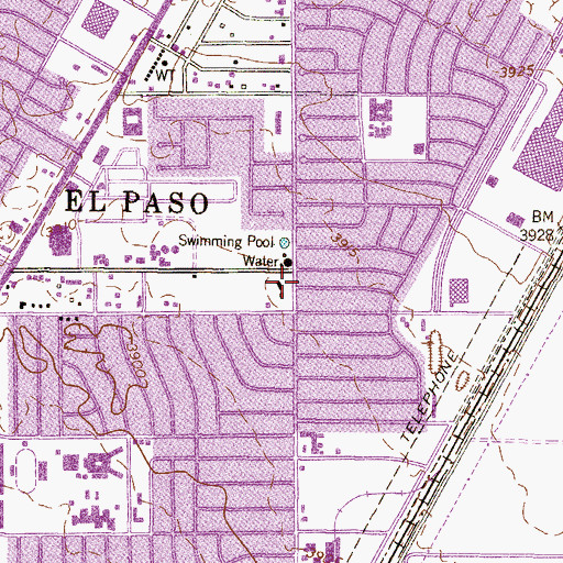 Topographic Map of New Beginning Missionary Baptist Church, TX