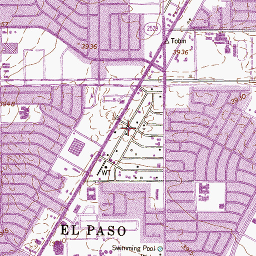 Topographic Map of That Marvelous Light Baptist Church, TX