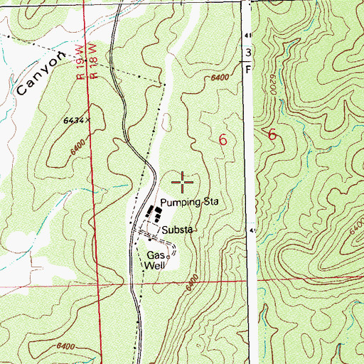 Topographic Map of Mockingbird Mesa, CO