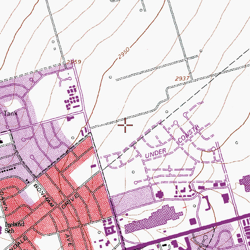 Topographic Map of Abundant Grace Fellowship Church, TX