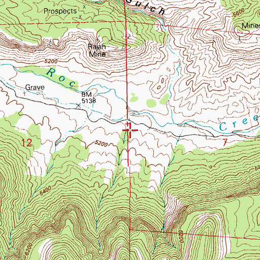 Topographic Map of Uranium (historical), CO