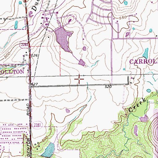 Topographic Map of Redeemer Covenant Church, TX