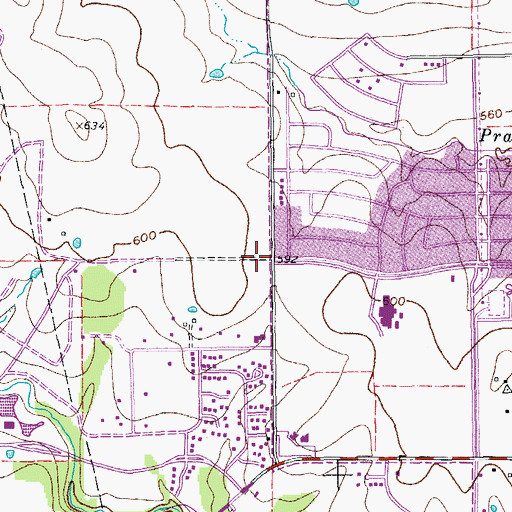 Topographic Map of Restoration Fellowship Church, TX