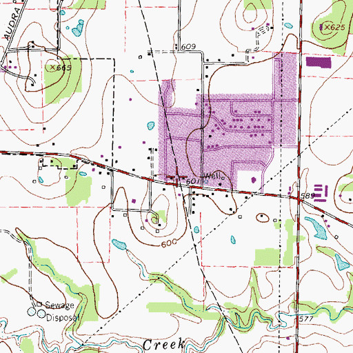Topographic Map of Mckinneysaint Baptist Church, TX