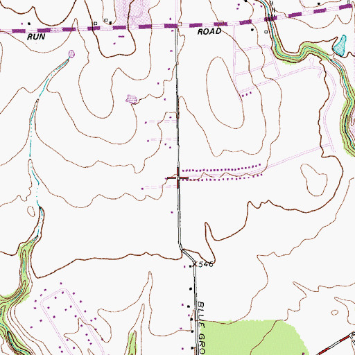 Topographic Map of Miracle Temple Fellowship Church, TX