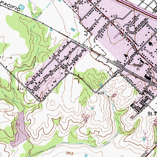 Topographic Map of Fellowship Holiness Church, TX