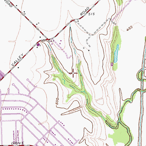 Topographic Map of Bethesda Tamil Fellowship Church, TX