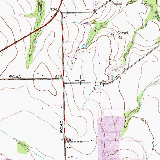 Topographic Map of Christians at Richardson East Church, TX