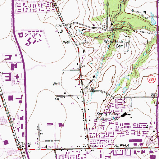 Topographic Map of CME Christian Chapel, TX
