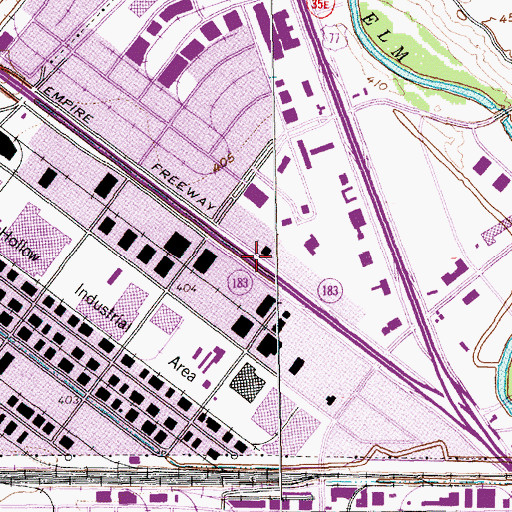 Topographic Map of Grace Presbytery Church, TX