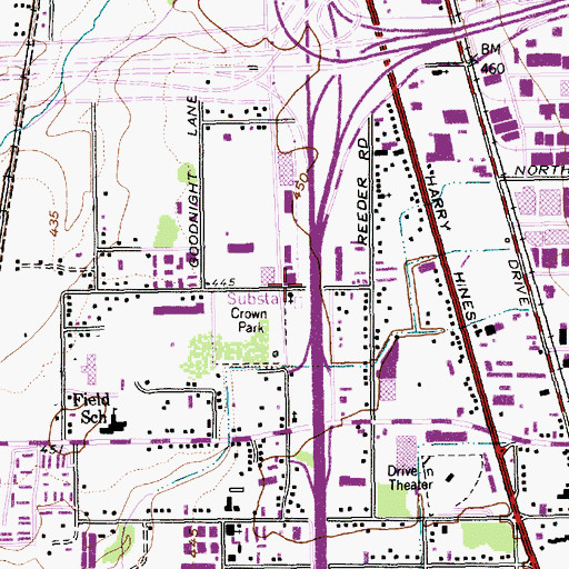 Topographic Map of Korean Grace Presbyterian Church, TX