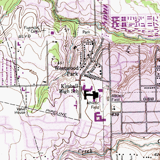 Topographic Map of Christ Covenant Orthodox Presbyterian Church, TX