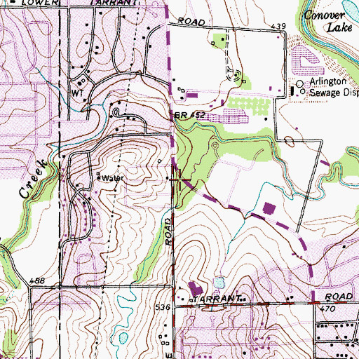 Topographic Map of The Church of Jesus Christ of Latter Day Saints, TX