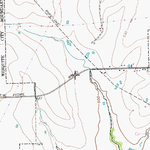 Topographic Map of The Church of Jesus Christ of Latter Day Saints, TX