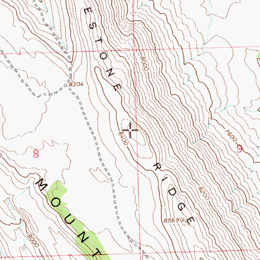 Topographic Map of Limestone Ridge, CO