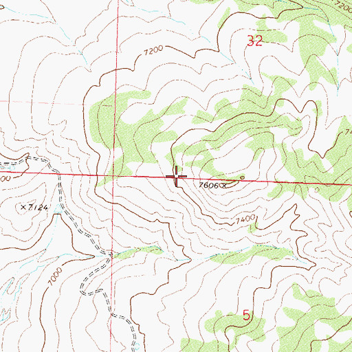 Topographic Map of Elkhead Mountains, CO