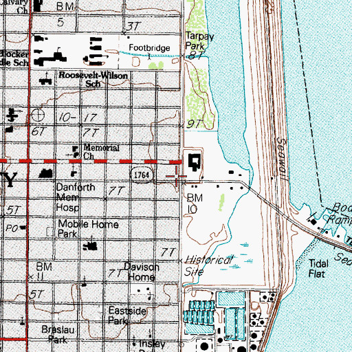 Topographic Map of Pentecostal Church, TX