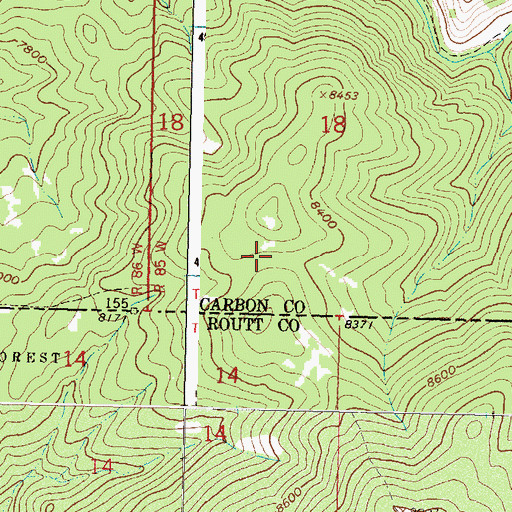 Topographic Map of Elkhorn Stock Driveway, CO