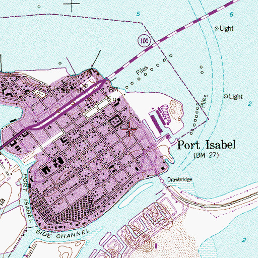 Topographic Map of Fisher of Men Lutheran Church, TX
