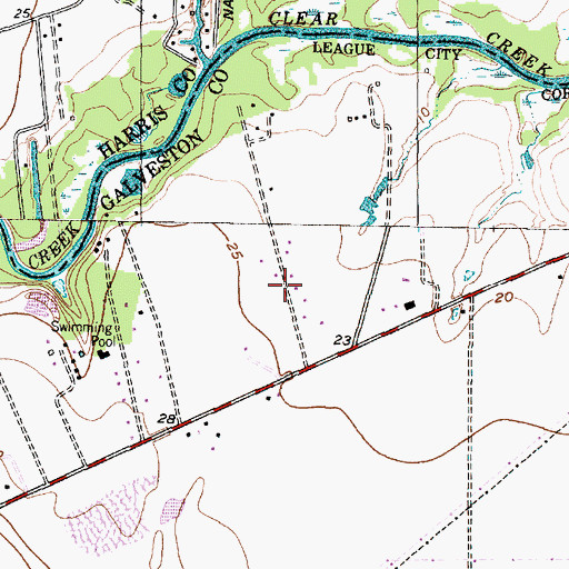 Topographic Map of Grace Independent Baptist Church, TX