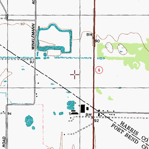 Topographic Map of Joshuas Covenant Church, TX