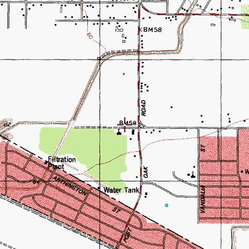 Topographic Map of Greater Holy Trinity Missionary Baptist Church, TX