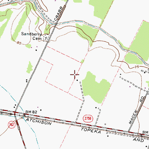 Topographic Map of Greater New Prospect Baptist Church, TX