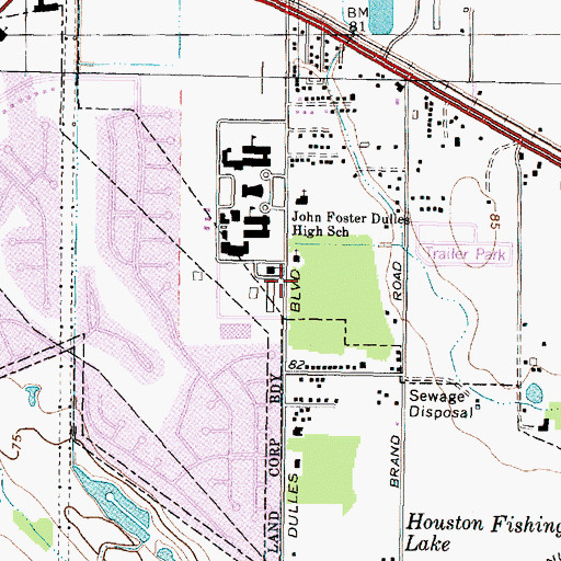 Topographic Map of Primera Iglesia Bautista Church, TX