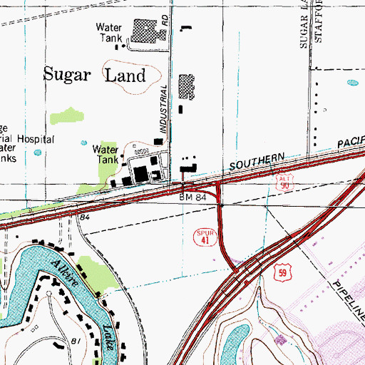 Topographic Map of Redeemed Christian Church of God Jesus House, TX