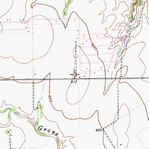 Topographic Map of Heritage Baptist Church, TX