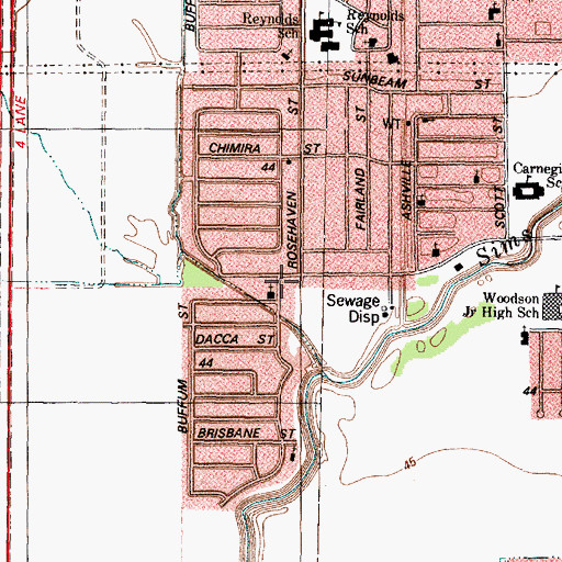 Topographic Map of Lily of the Valley Baptist Church, TX