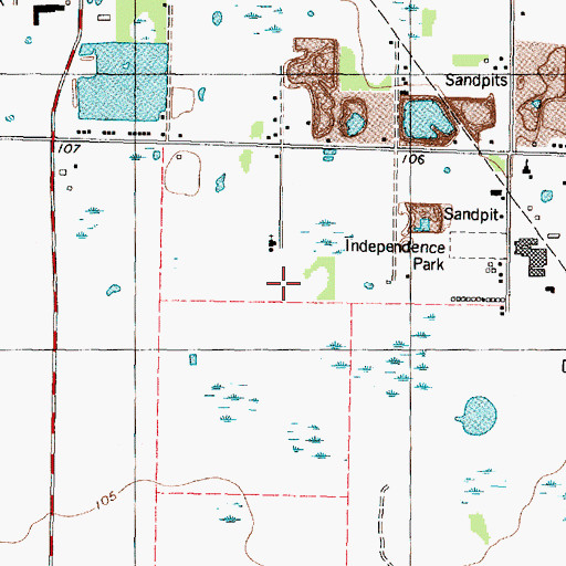 Topographic Map of Greater Macedonia Baptist Church, TX